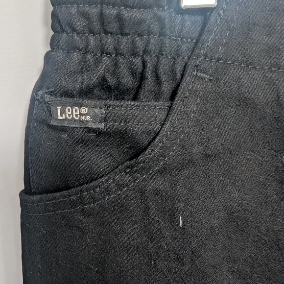Vintage NWOT Lee Black Baggy Denim Jeans - Picture 4 of 8
